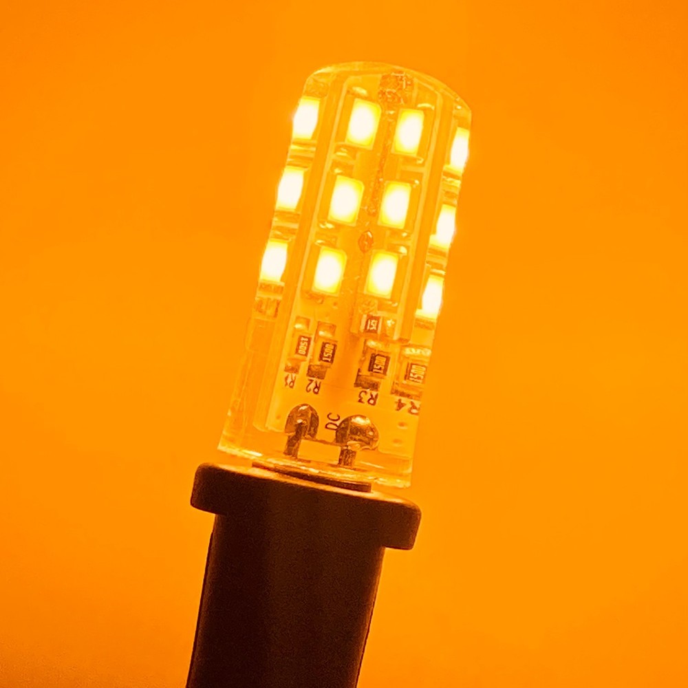 Lantern Flame Led Bulb with Socket 12 Volts DC 3-pack for Props 1900K CCT Light