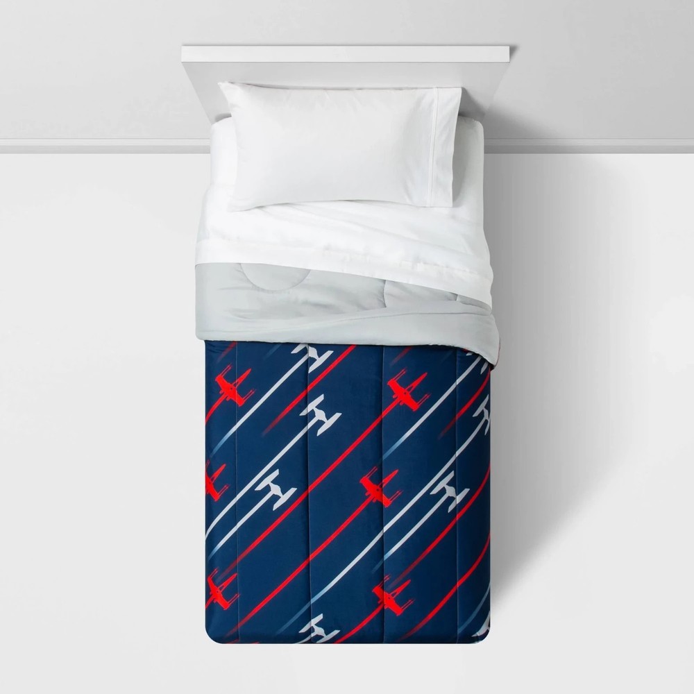 Disney Star Wars "Fly Boy" Twin Comforter ~ Grey