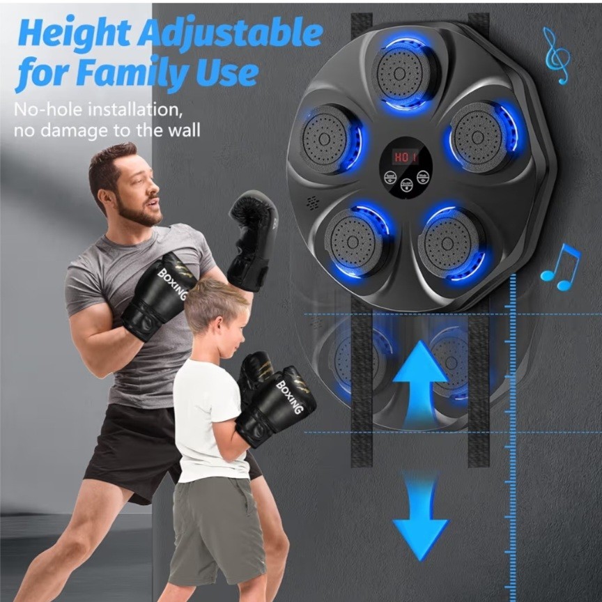 TGLLM Smart Music Boxing Machine Bluetooth Electronic Boxing Target