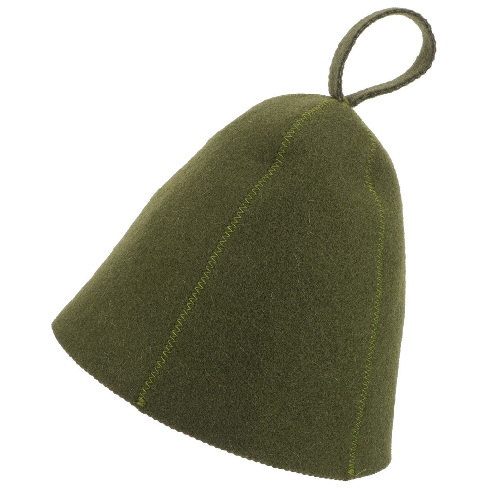 Wool Sauna Hat Fashion Hat for Sauna Water Absorption Sauna Hat Portable Supple