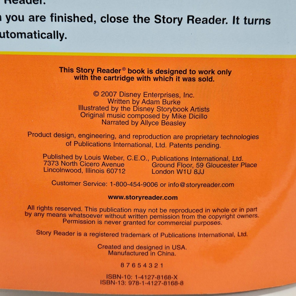 Replacement Only - Story Reader Mickey Mouse Clubhouse Treasure Map Book