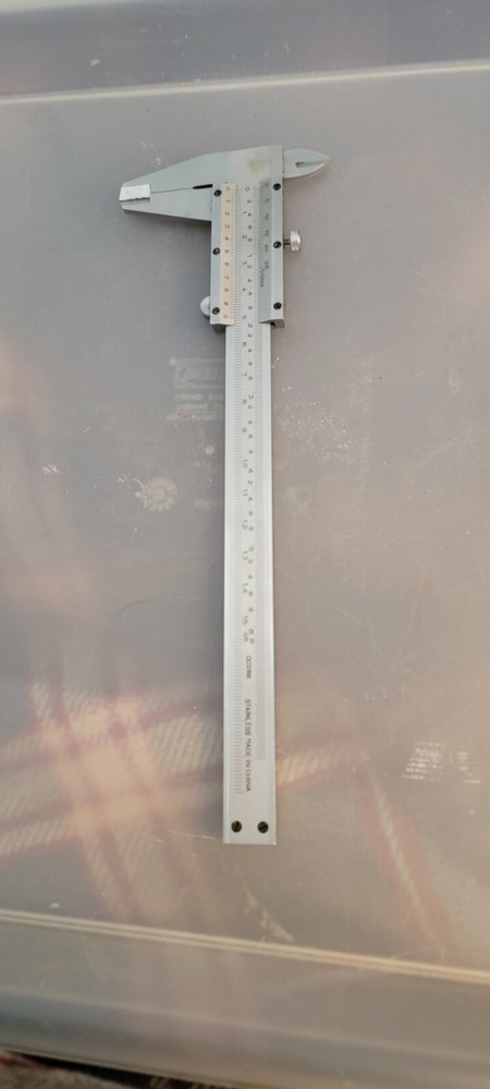 Steel Vernier Caliper 6" x 1/1000"  With Case