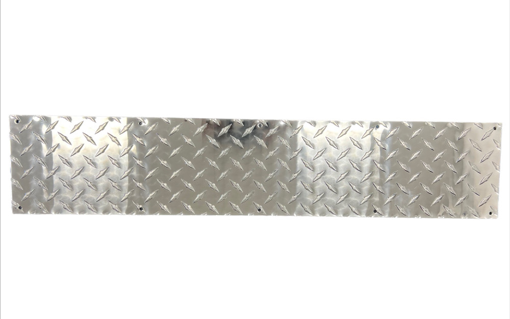 12" x 34" ALUMINUM DIAMOND PLATE, DOOR KICK PLATE