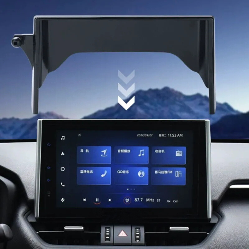 Car Cell Phone Holder For 2019-2024 Toyota RAV4 XA50 8inch Screen Mobile Bracket
