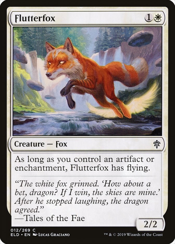 Flutterfox Throne of Eldraine 12 MTG LP