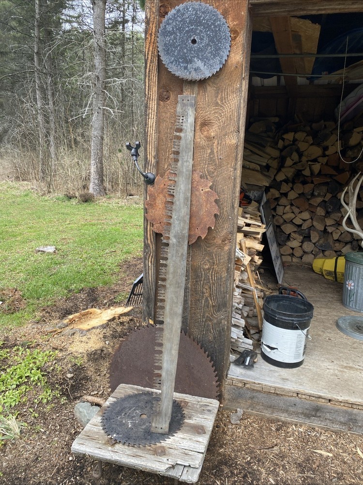 Clean 2 Man 64”Perforated Lance Tooth Crosscut Saw Logging Tool