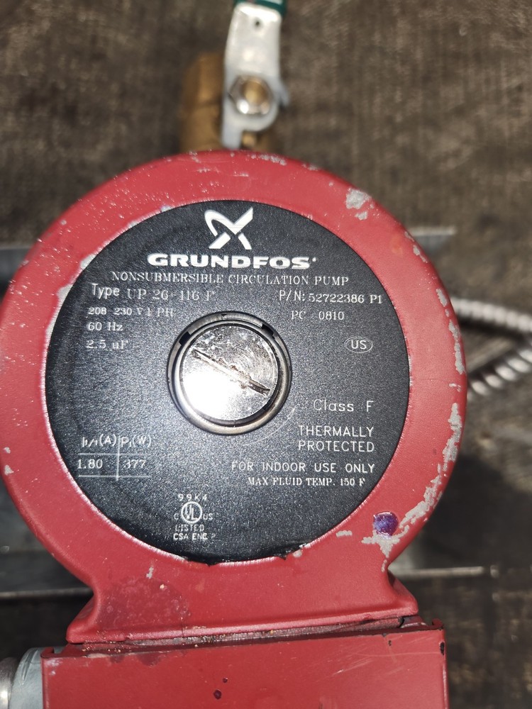 Grundfos Circulator Pumps 208/230 Volts