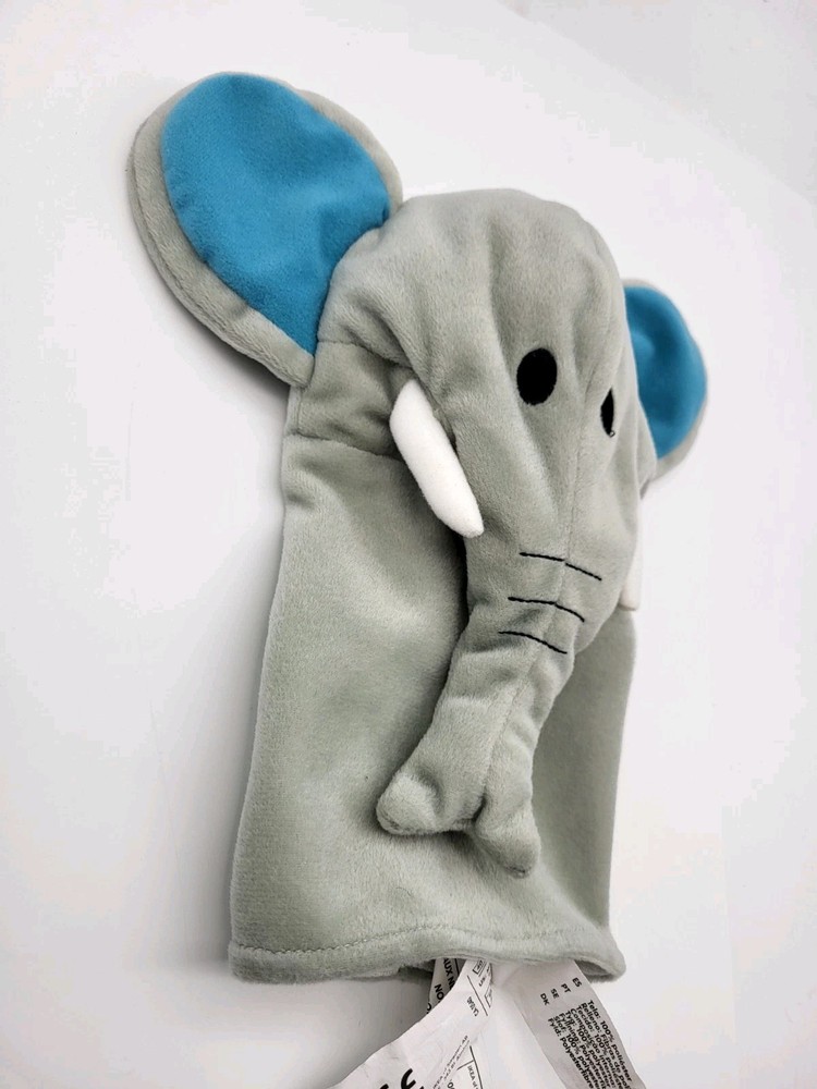 Adorable Ikea Elephant hand puppet early learning pretend play