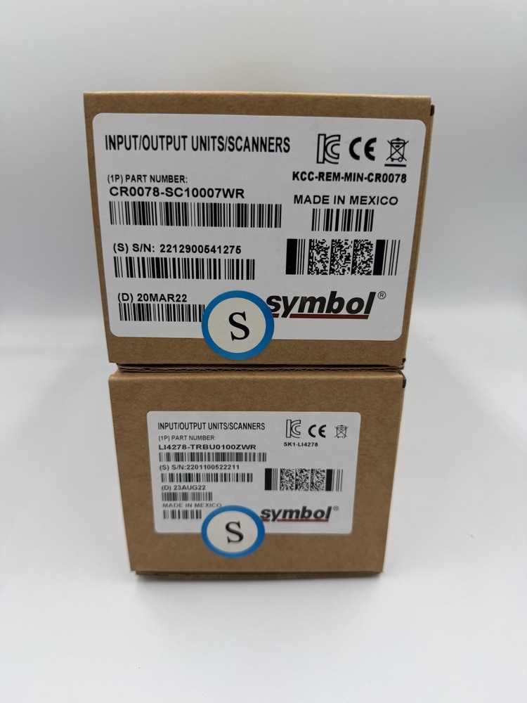 Zebra LI4278 Barcode Handheld Wireless Bluetooth Reader USB Cable Base Scanner