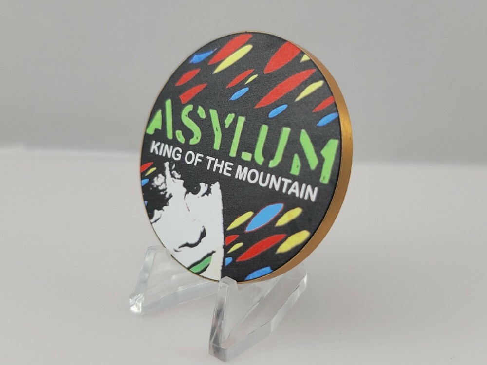 KISS Eric Carr Asylum King of the Mountain Challenge Coin
