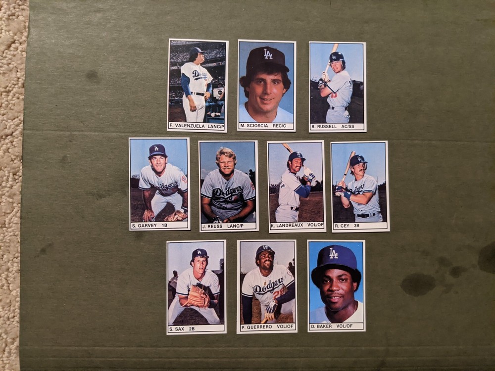 U Pick - 1982 All-Star Game Program Insert "Common Players"