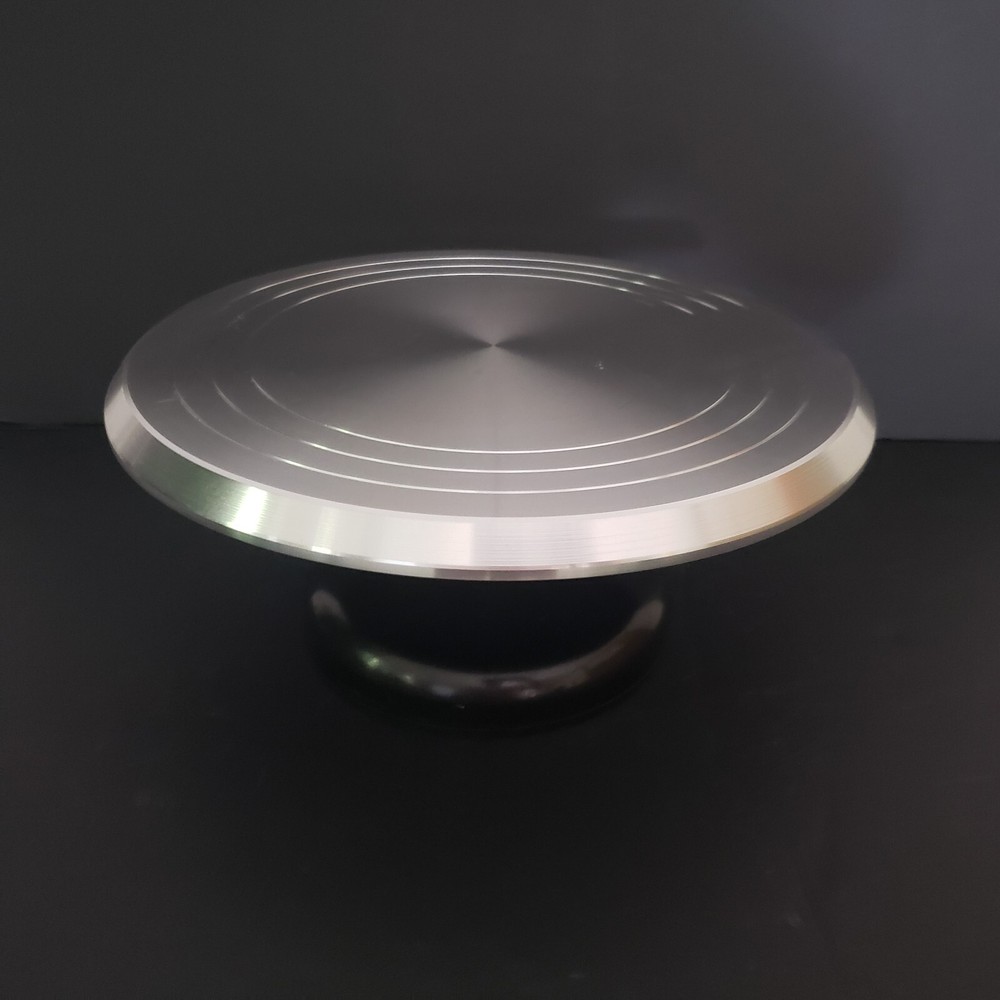 Rotating Professional Stainless Cake And/Or Cupcakes Decorating Stand