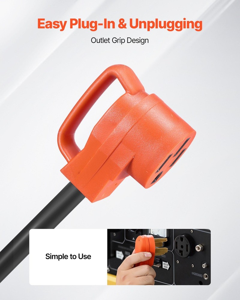 NEMA 14-30 Y Adapter: Powers EV Charger + Dryer Simultaneously, 30A Rated