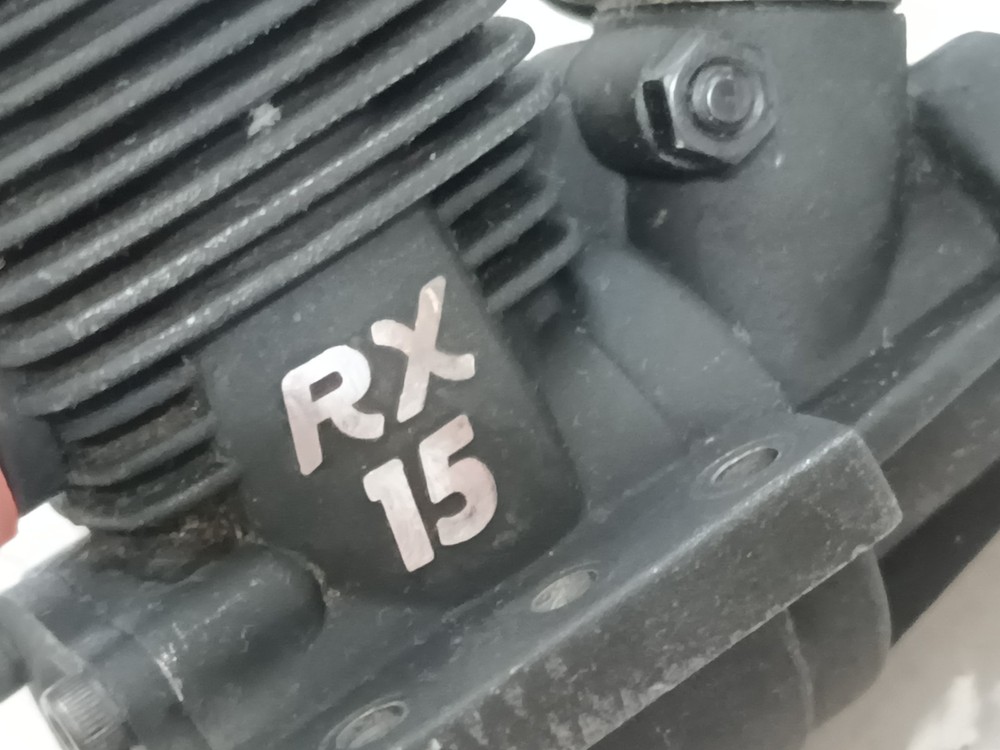 O.S. MAX 15RX Nitro Engine 1/10 RC Racing Good Compression Used
