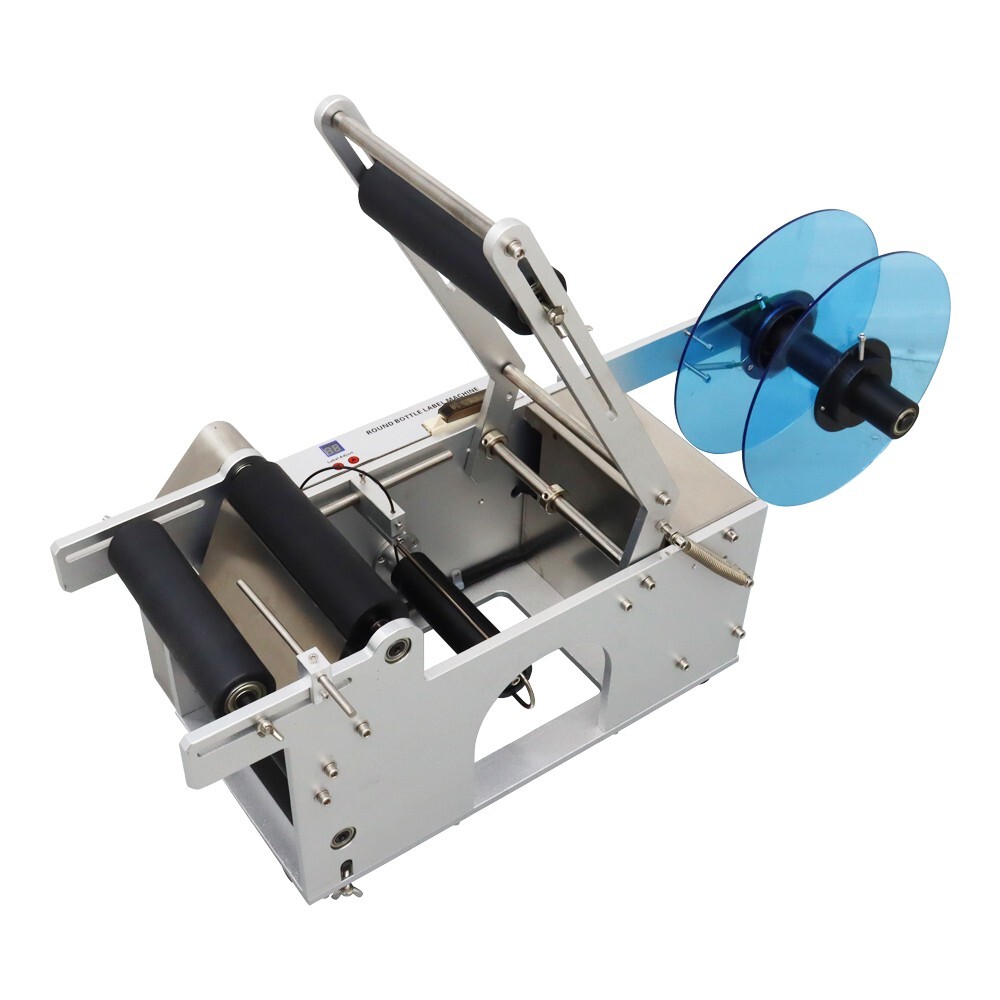 Round Bottle Labeling Machine Label Applicator Machine Packing Tool Ф0.47"-3.54"