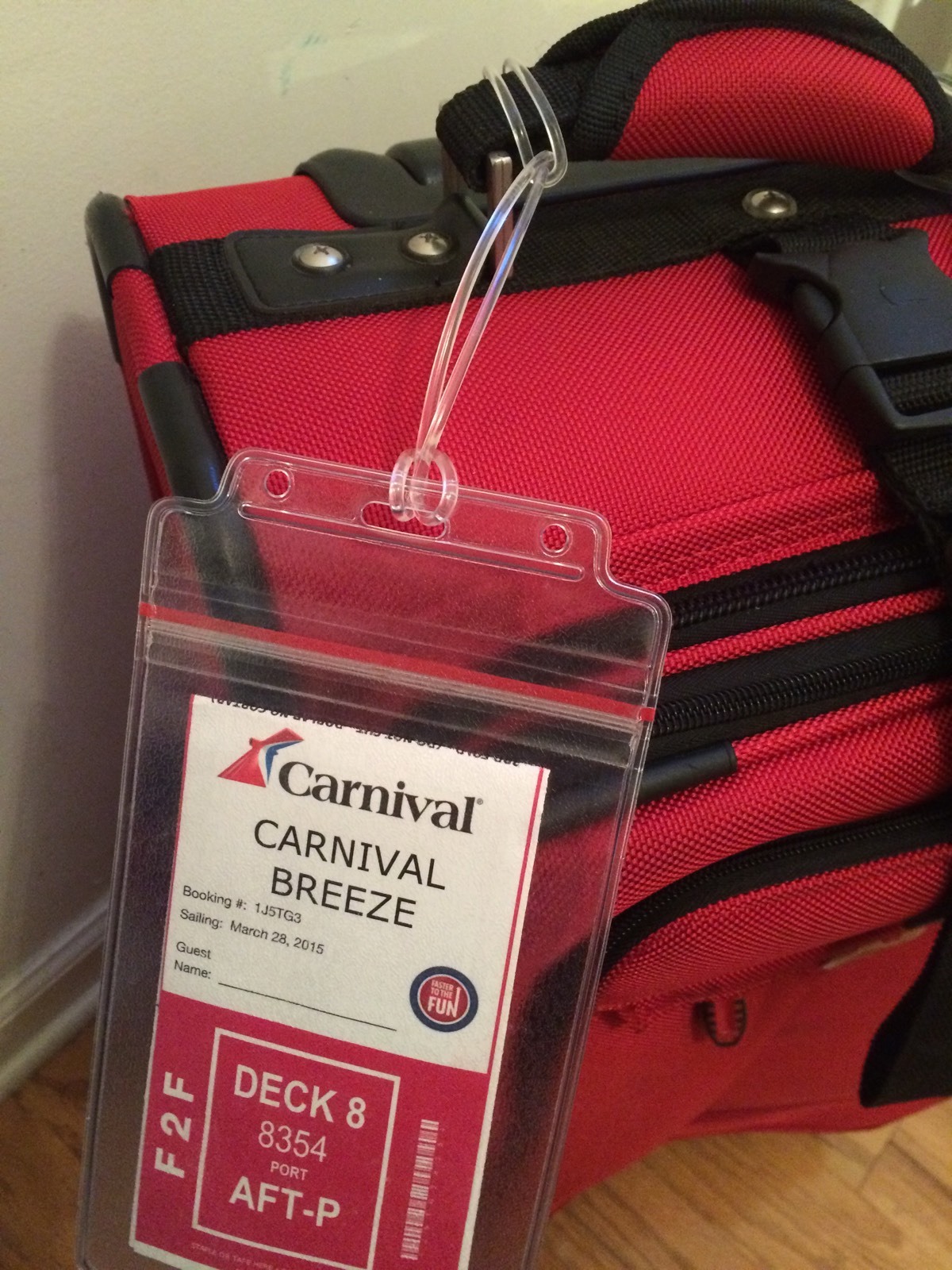 3 Heavy Duty Zip Lock Cruise Line Luggage Tag Holders Reusable Sealable Quality