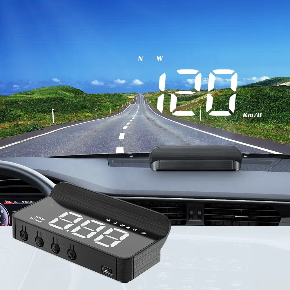 PacePal™ Augmented Heads Up Display - Clear Projected Speed with GPS