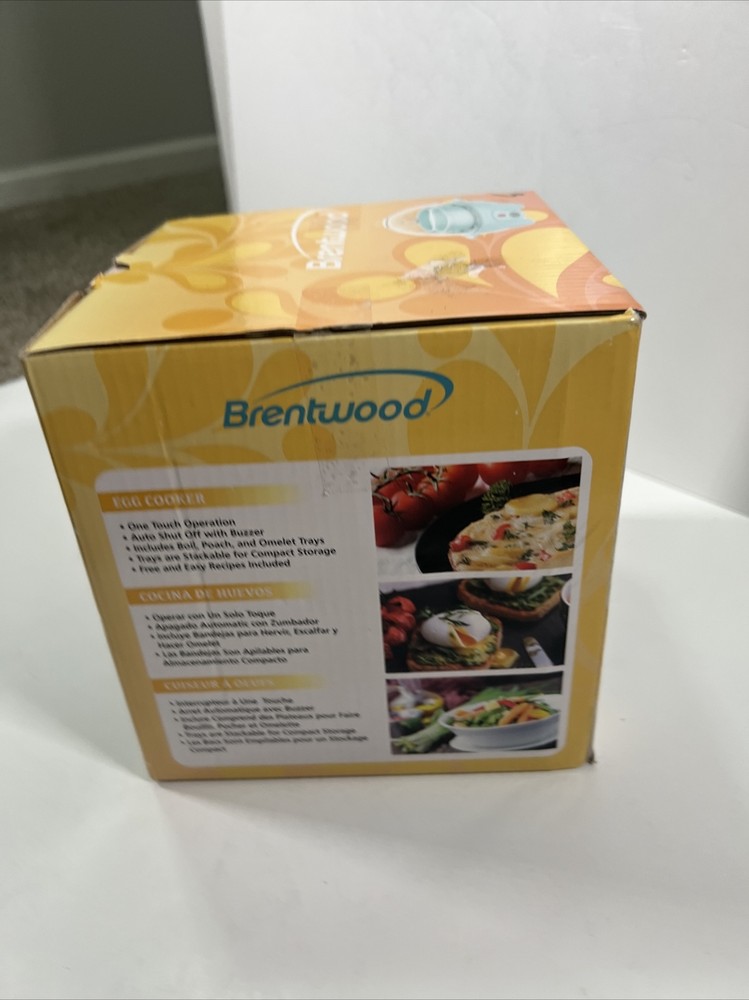 Brentwood Egg Cooker, TS-1045BL Open Box