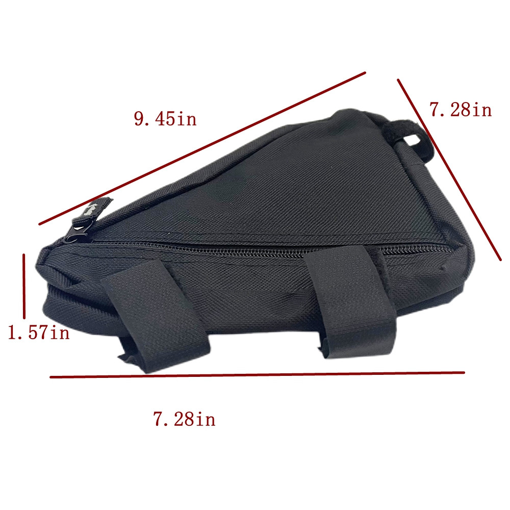 Mountain Bike Package Bicycle Beam Triangle Bag Large Capacity Zipper Bag