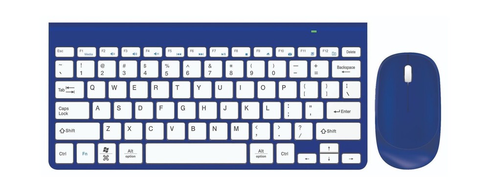 Cylo Wireless Touch Keyboard & Mouse Set Silver CHOOSE FROM DROP DOWN MENU BELOW