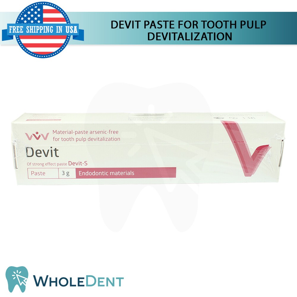 Vladmiva Devit-S Dental Strong Pulp Devitalisation Paste Material 3g Syringe