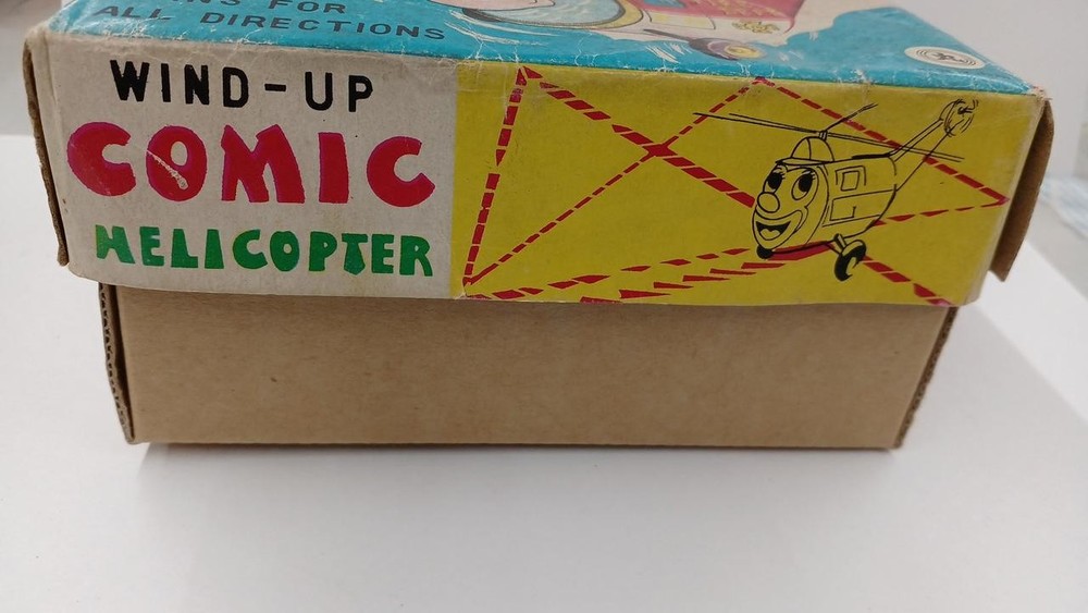 Mikuni COMIC HELICOPTER tin toy
