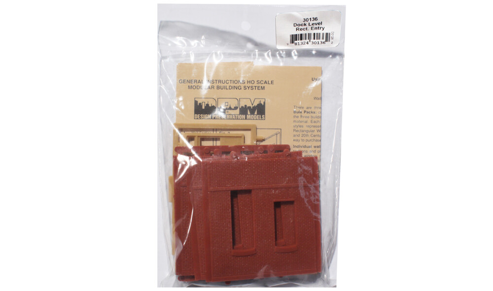 Woodland Scenics Design Preservation Dock Level Rectangular Entry ~ HO ~ 30136