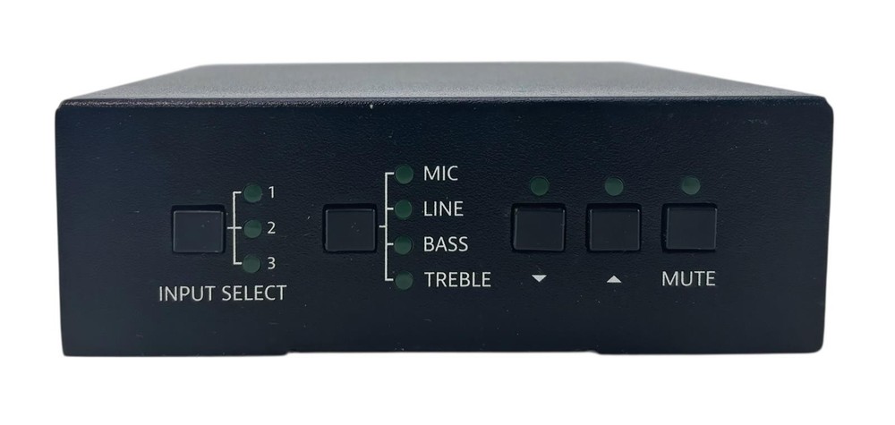 Intelix AUD-340 3-Input Audio Amplifier w/ 70/100V Outputs