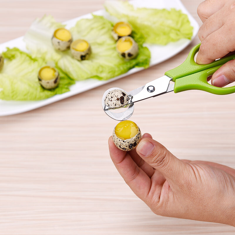 Stainless Steel Quail Egg Scissor Multi-functional Egg Shell Opener Kitchen Tool