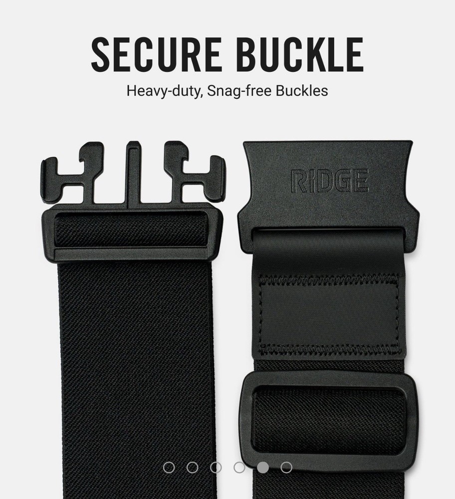 RIDGE Luggage Strap - BLACK - New