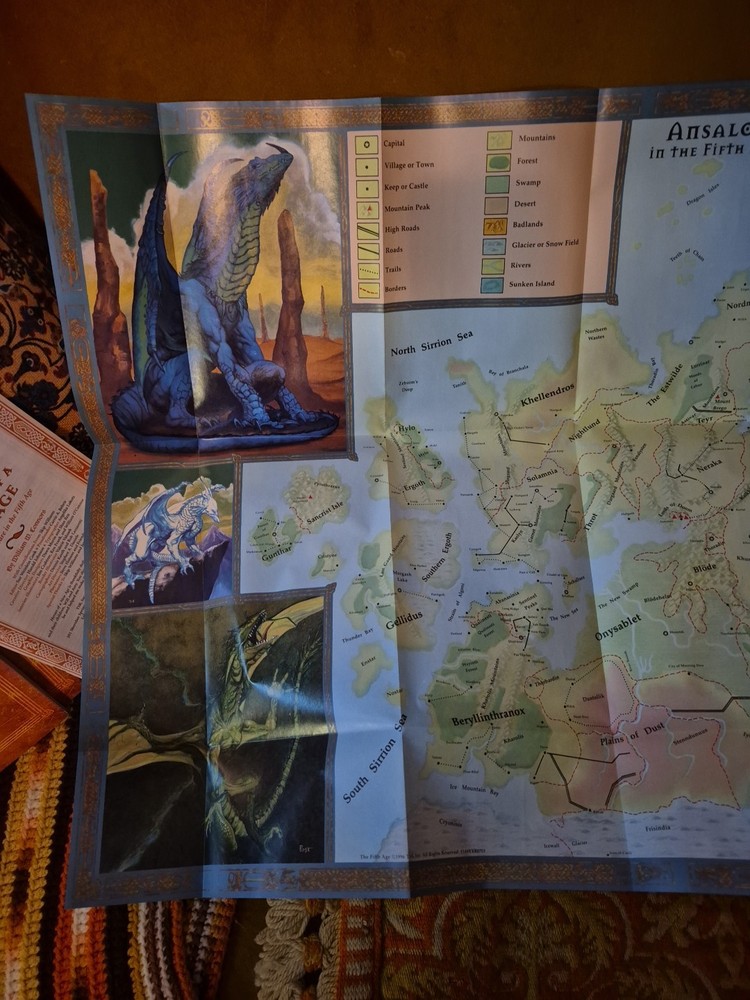 DragonLance Fifth Age Box Set 1998 AD&D TSR — Complete