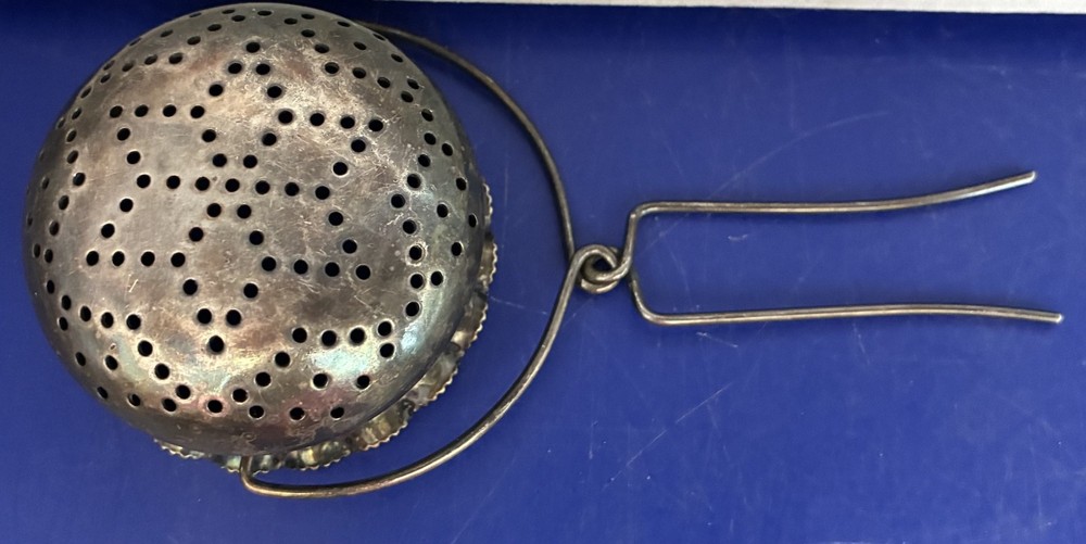 Antique Silverplate Tea Strainer - Star Design
