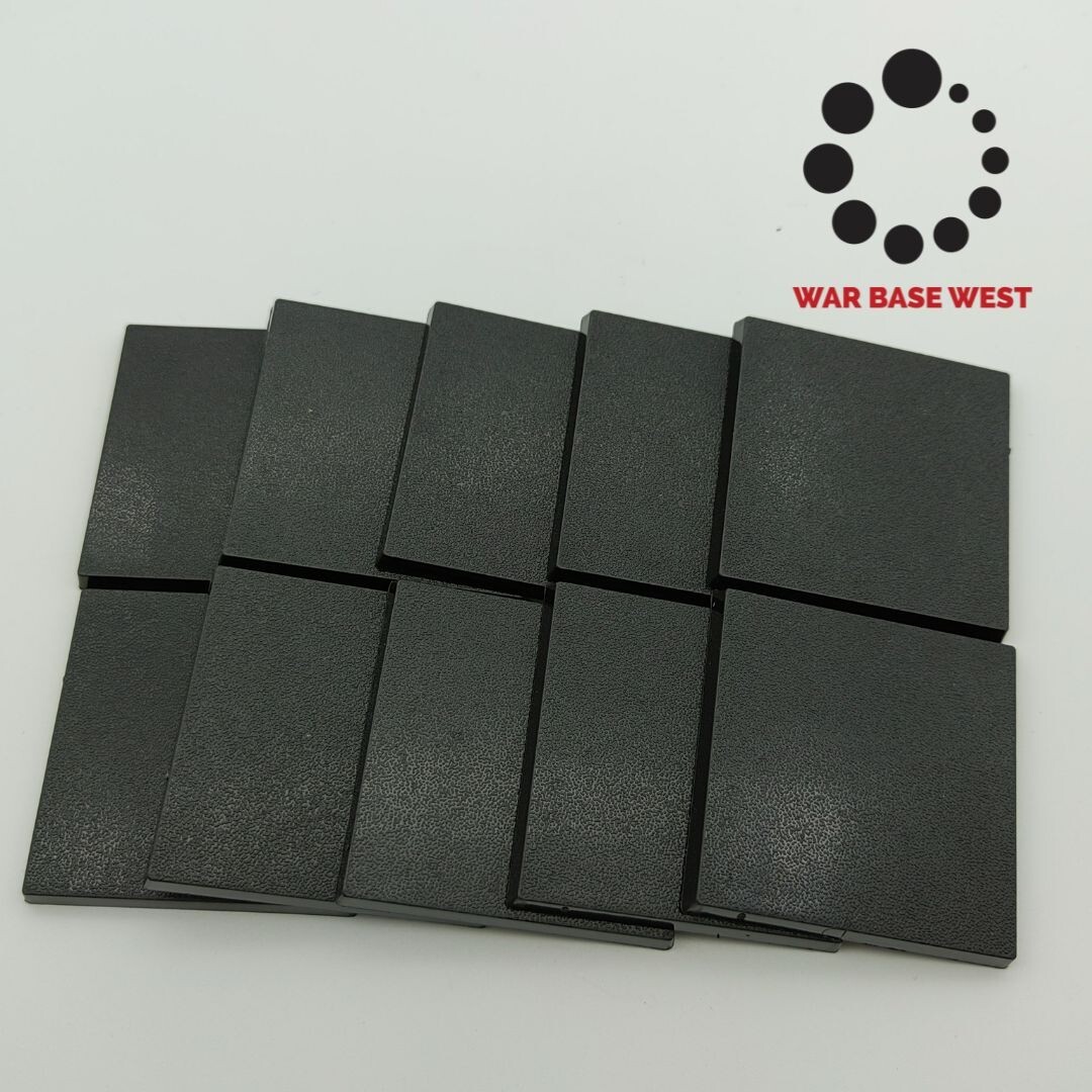 Lot Of 10 50mm Square Bases Used For Warhammer Fantasy Monstrous Giant Dragon