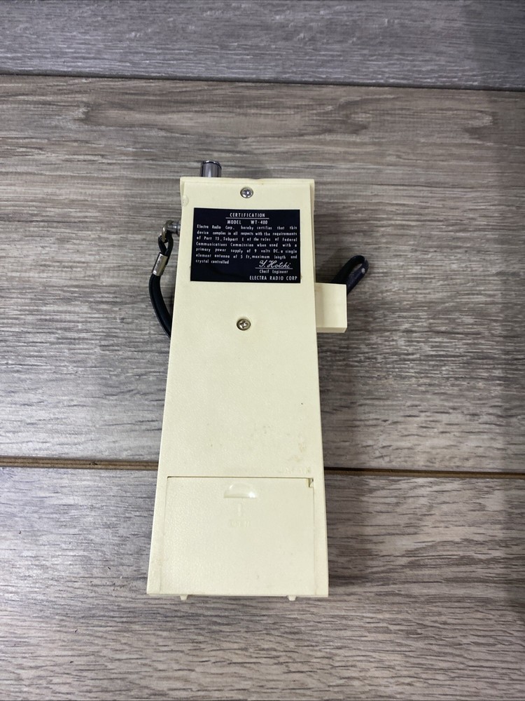 Electra Transceiver Model Wt-400 Blue original Box walkie talkie