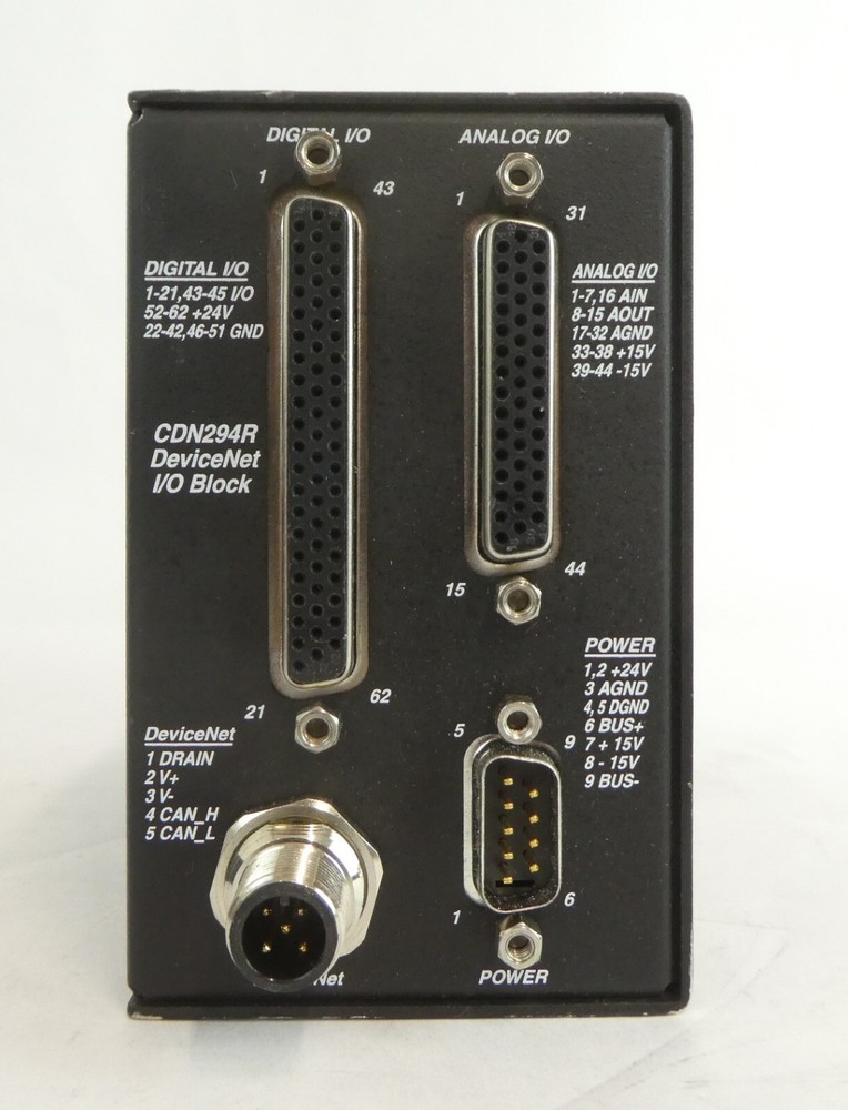MKS Instruments AS01294 DeviceNet I/O Block CDN294R AMAT Working Surplus