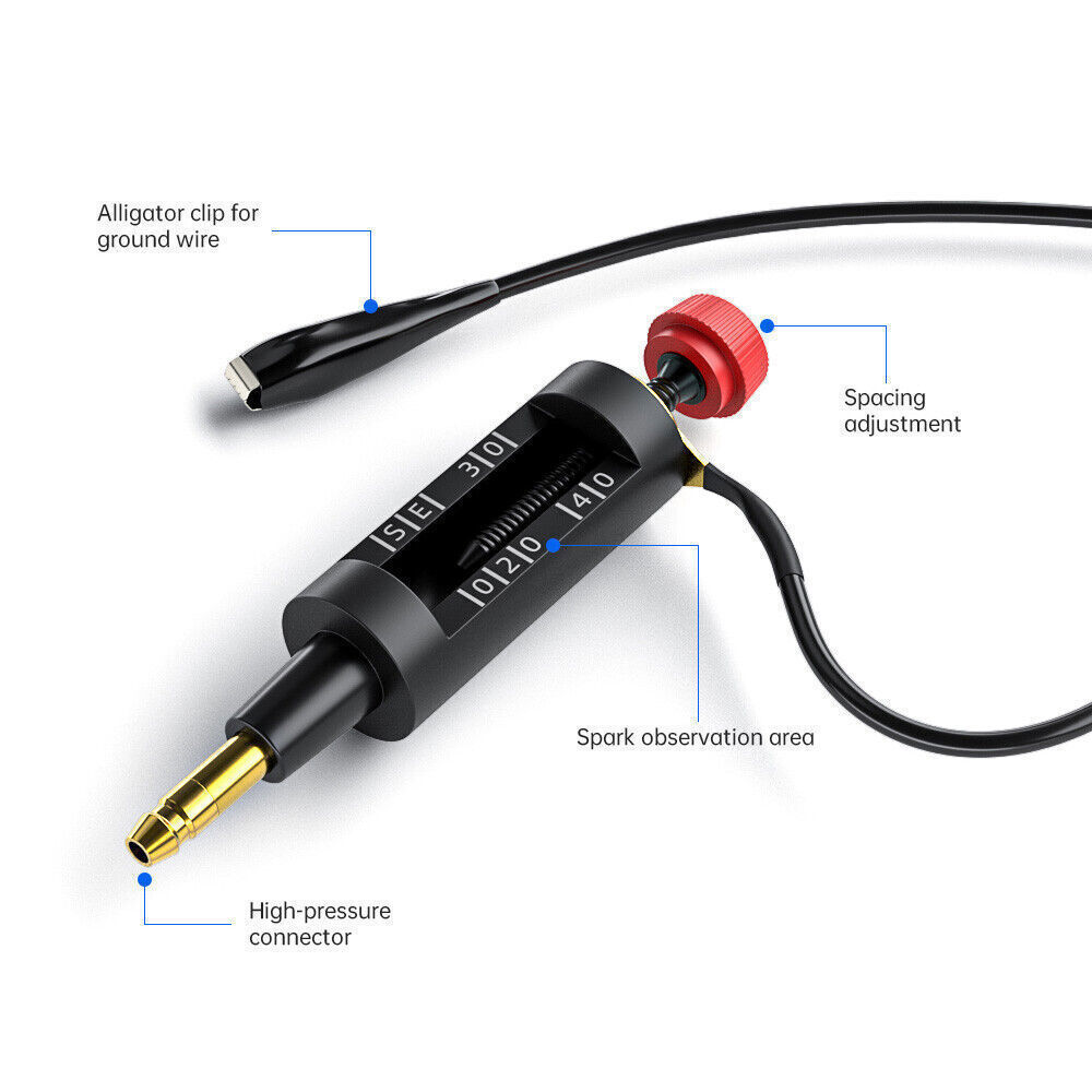 High Energy Ignition Spark Plug Tester Pick Up Coil Engine Diagnostic Tool US
