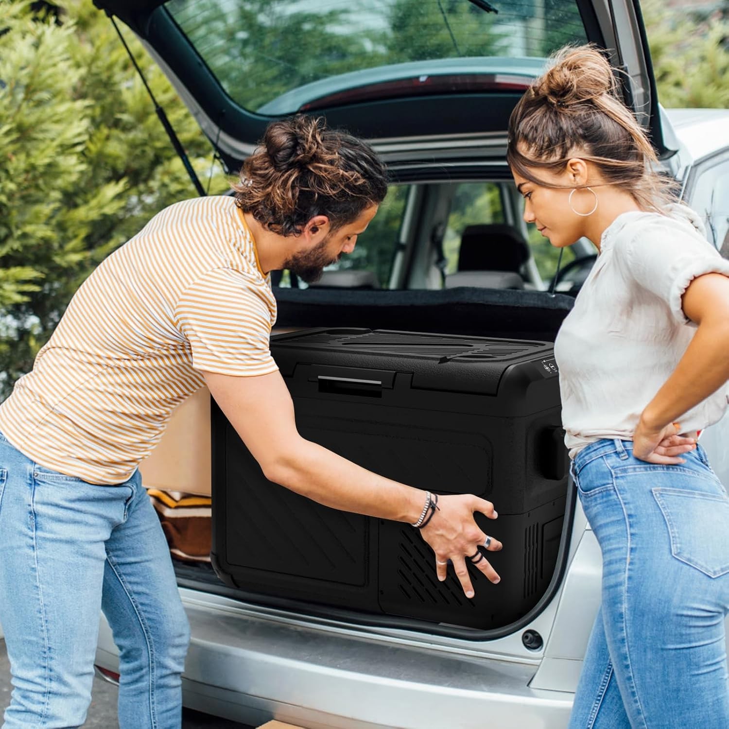 12 Volt Car Refrigerator Portable Freezer Fridge Car Compressor Refrigerator