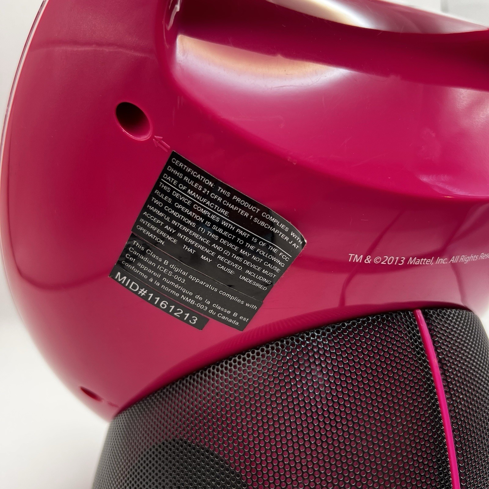 PartsRepair Monster High Disco party CD Player Karaoke Machine Light Up 70148-wm