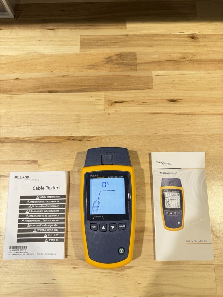 FLUKE NETWORKS MS2-100 MICROSCANNER 2 CABLE VERIFIER (NEW) SHIPS FAST