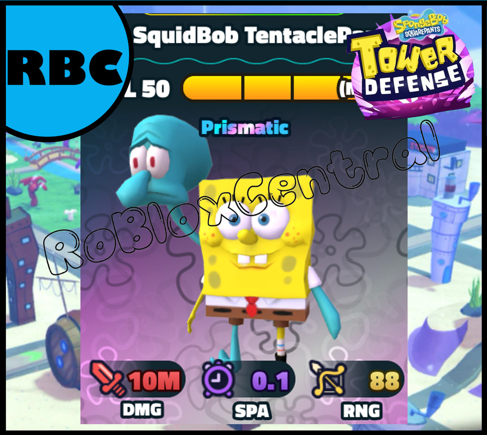 SQUIDBOB TENTACLEPANTS - SPONGEBOB TOWER DEFENSE - SBTD UNIT