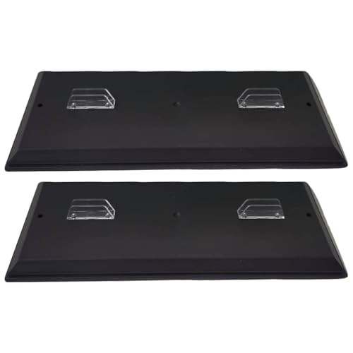 2pcs 1:12 Motorcycle Model Base, Display Stand Alloy Plastic Showcase,