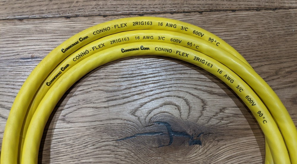 Connomac Corp Cable (3016-6FC) Minni-Mac Connector w/Conno-Flex Cable