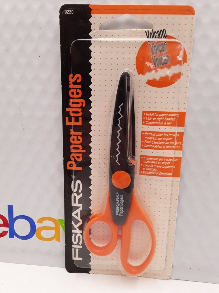 Fiskars Paper Edger Scissors  VOLCANO  NEW