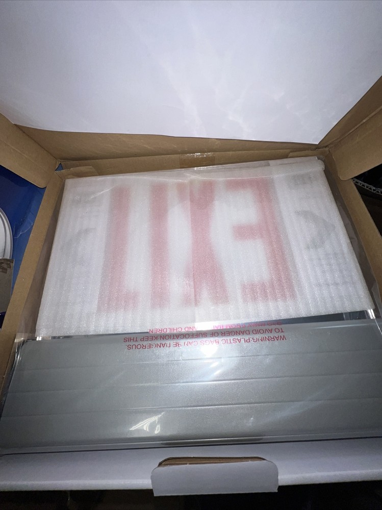 EDGELIT LED EXIT LIGHTING FIXTURE NIB
