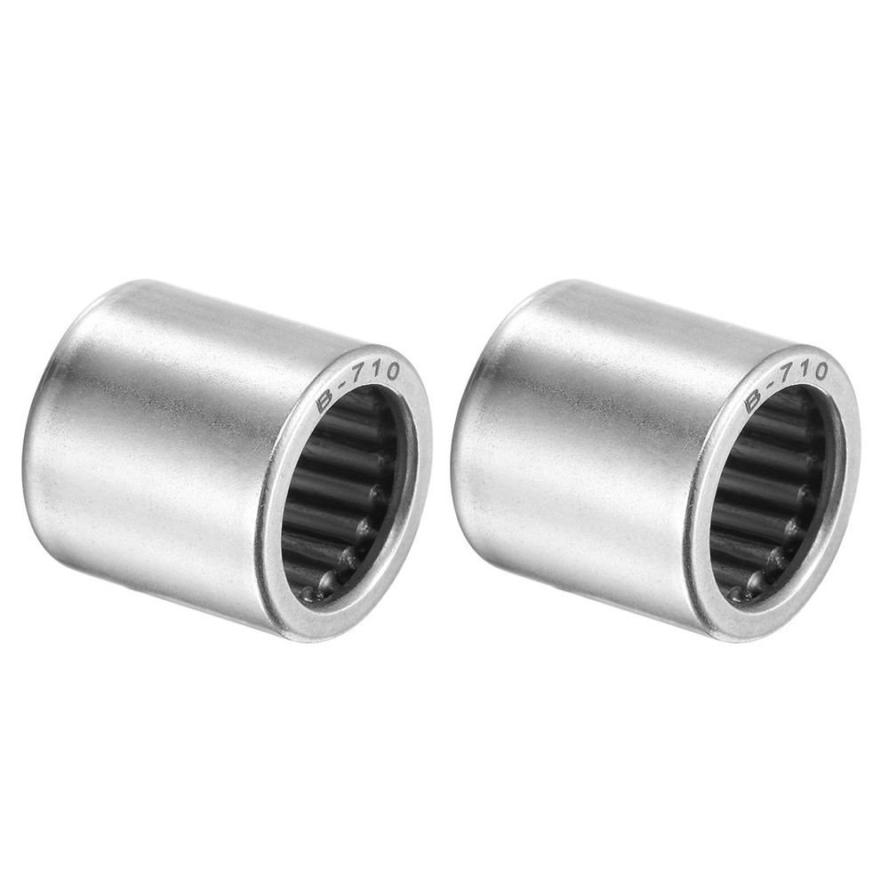 B710 Needle Roller Bearings 7/16"x5/8"x5/8" Open Full Complement Drawn Cup 2pcs