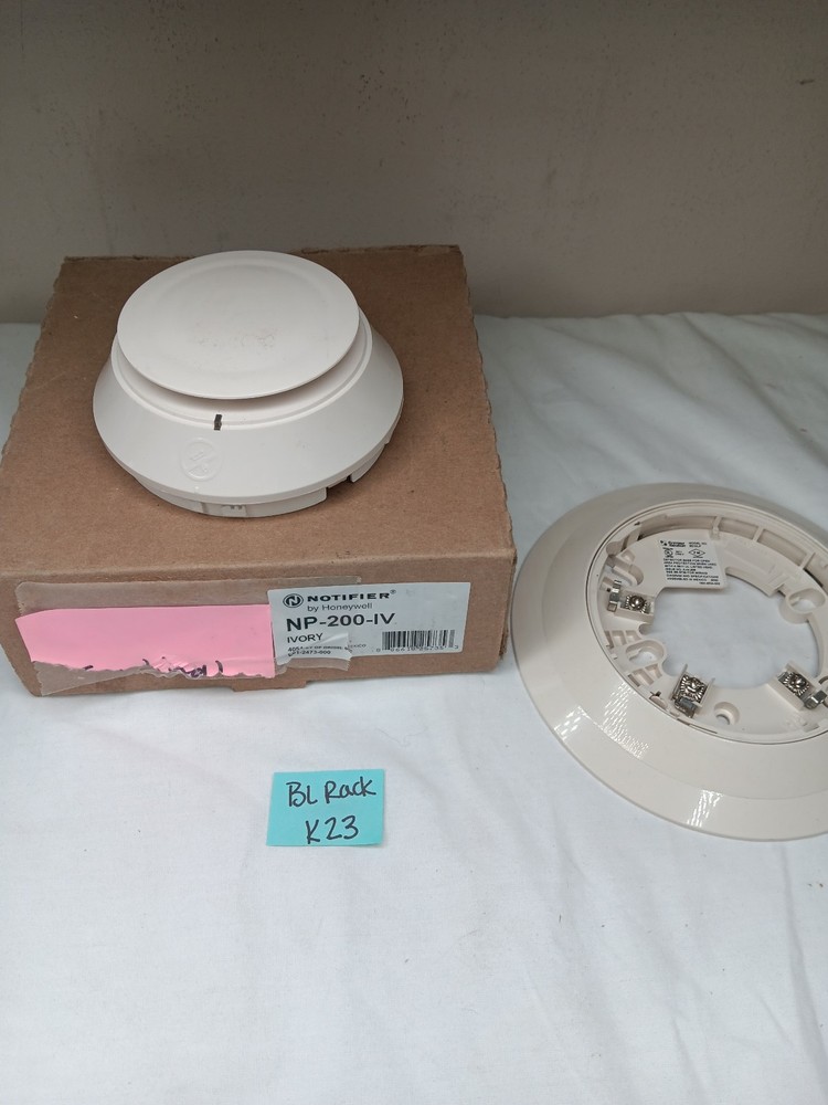 NOTIFIER NP-200-IV WHITE SMOKE DETECTOR