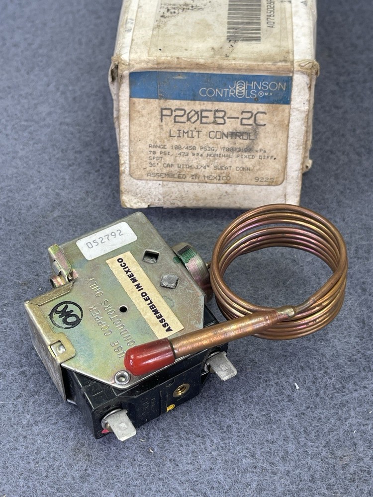 Johnson Controls P20EB-2C LIMIT CONTROL