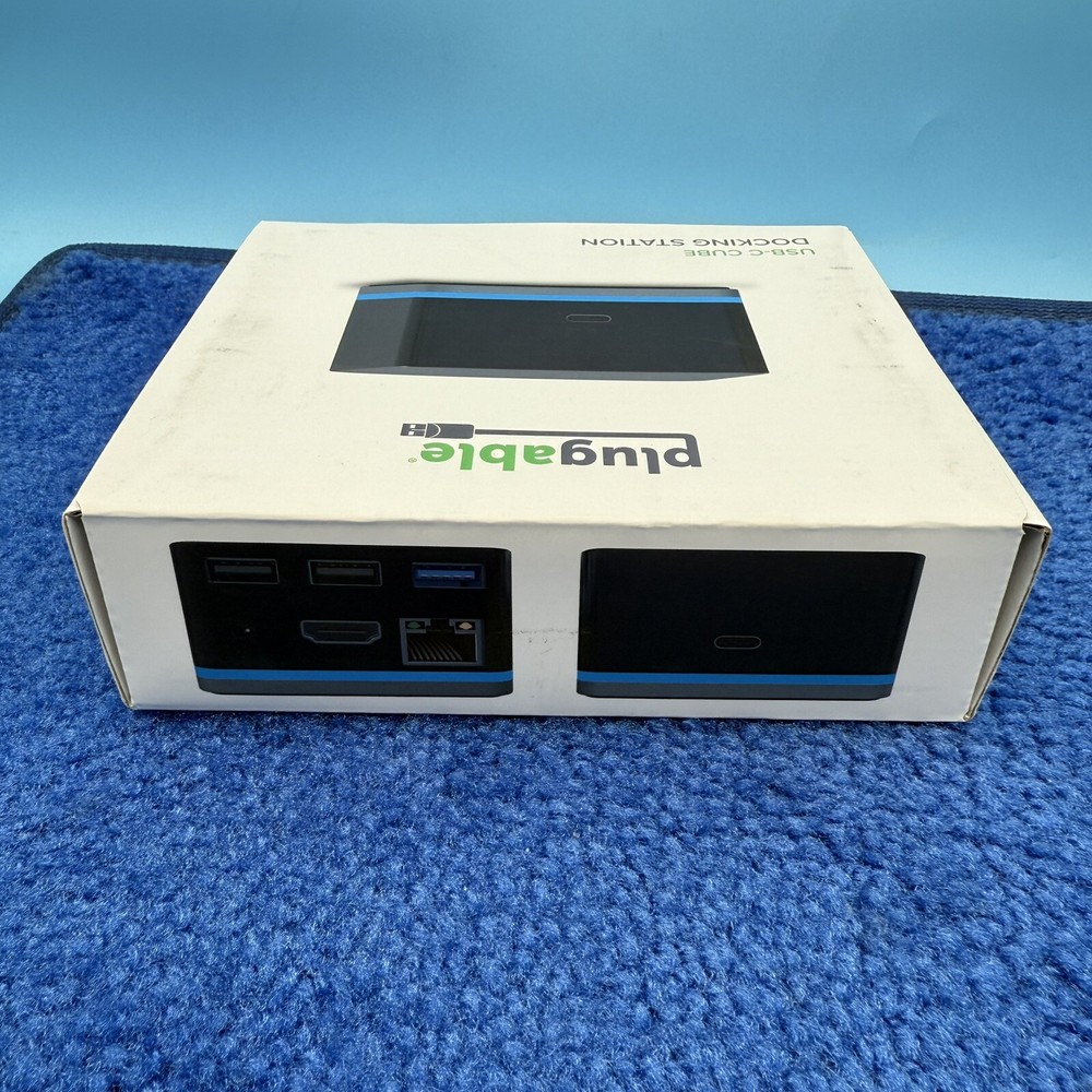 PLUGABLE TECHNOLOGIES UD-CUBE PLUGABLE UD-CUBE USB C MINI DOCKING STATION