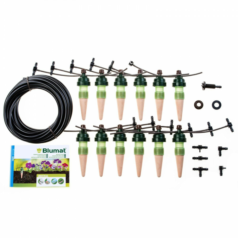 Blumat Medium Watering Kit (12 Pack) - Automatic Self-Drip Irrigation System