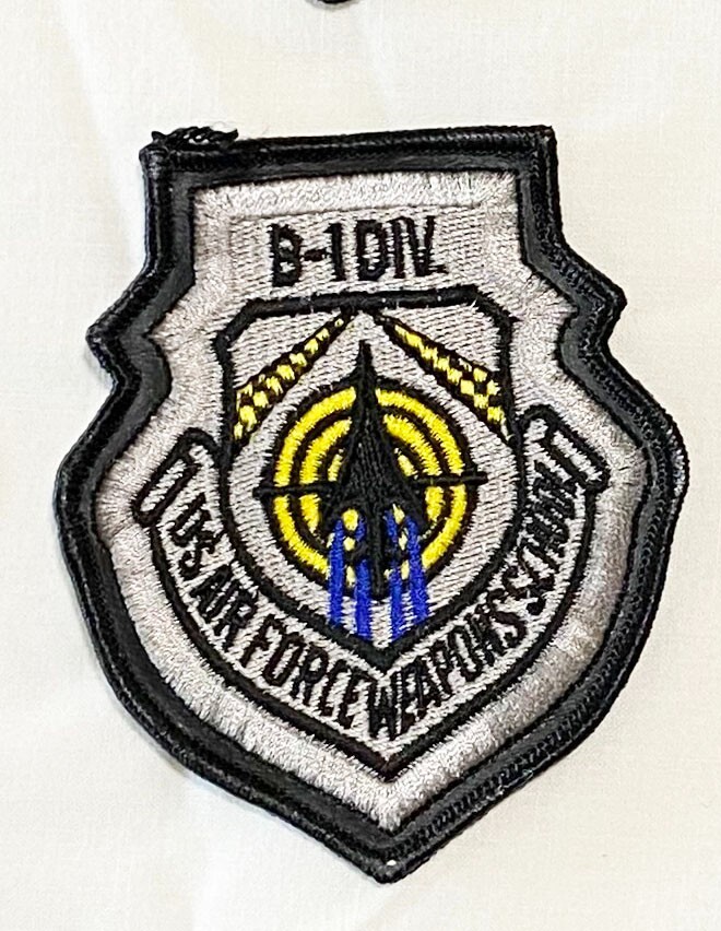 1980's-90's USAF B-1 Division Weapons School Squadron Patch